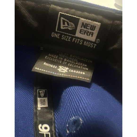 Chicago Cubs New Era Pro Model Blue Snap Back Baseball Hat MLB Sports Outdoors - Picture 6 of 7